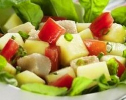 Salada de batata yacon